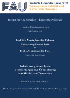 Zum Artikel "Gastvortrag von Prof. Dr. Maria Jennifer Falcone und Prof. Dr. Alessandro Fusi"