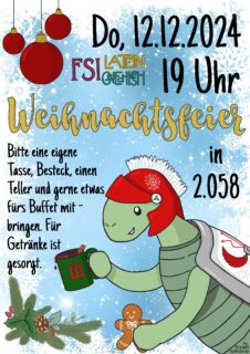 Zum Artikel "Einladung zur Weihnachtsfeier der FSI"